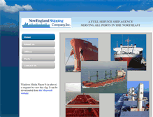 Tablet Screenshot of newenglandshipping.com